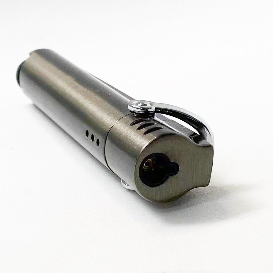 Wholesale cigarette Flame Jet Lighter cigar drill butane gas refillable windproof metal cigar lighters