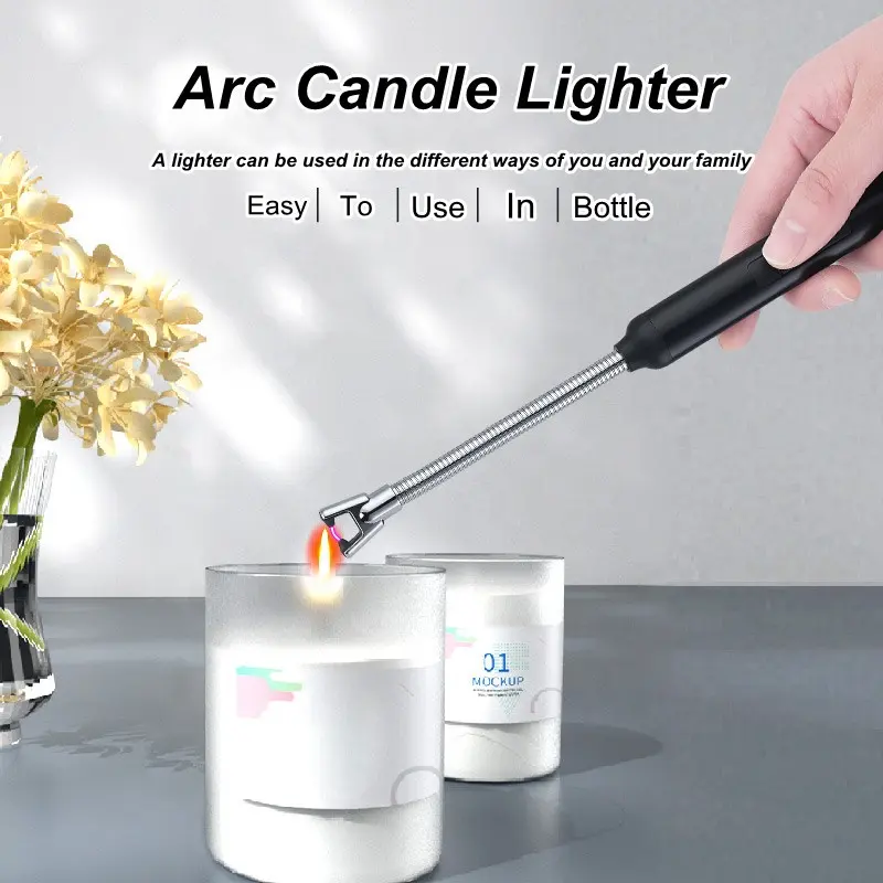 China custom logo electric bbq candle cute lighters with design