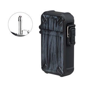 Daqun windproof USB charging outdoor waterproof electric arc lighter