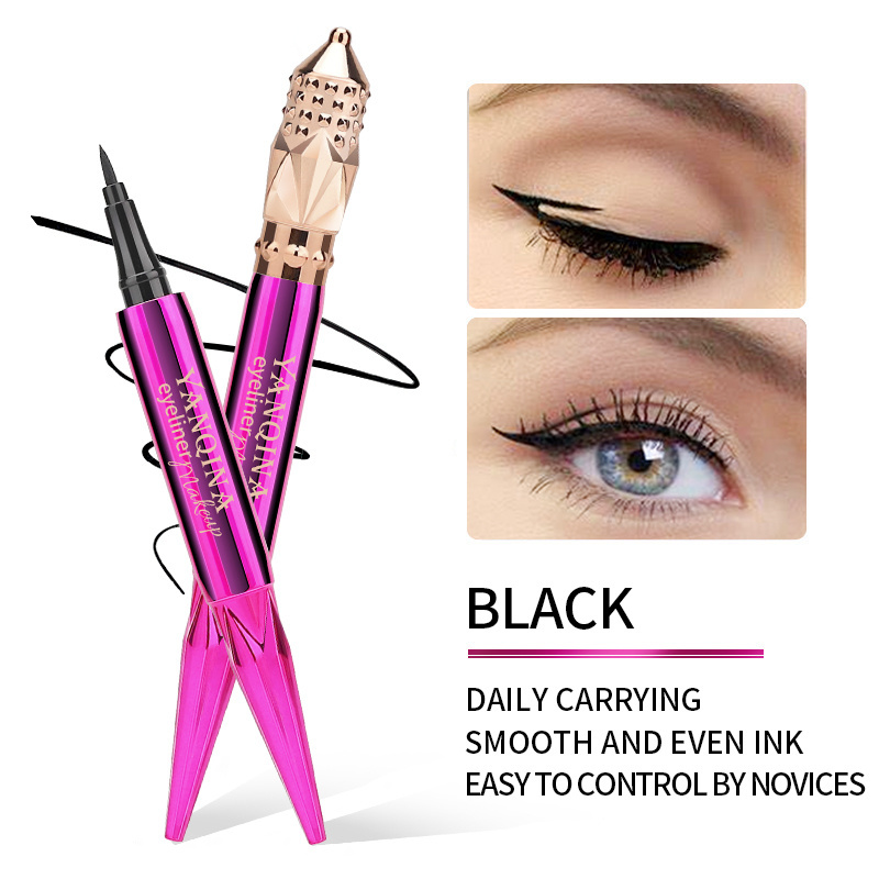 Customize Luxury Waterproof Matte Liquid Eye Liner Private Label Liquid Eyeliner Pen For Eye Makeup