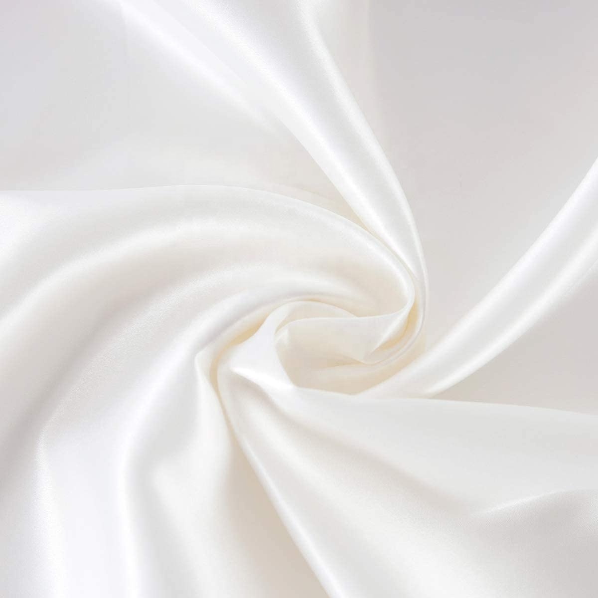 Width 114cm natural white 100% organic silk charmeuse fabric 22mm