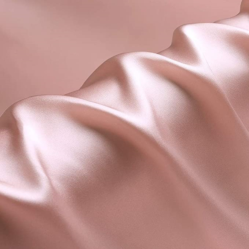 114cm Pink 100% natural mulberrry silk 22mm silk charmeuse fabric