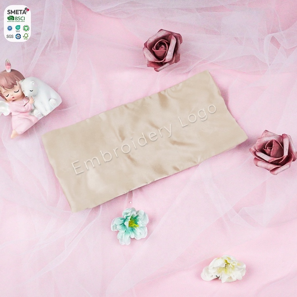 New Arrival 100% Mulberry Silk Eye Pillow Filled With Natural Materials For Relax