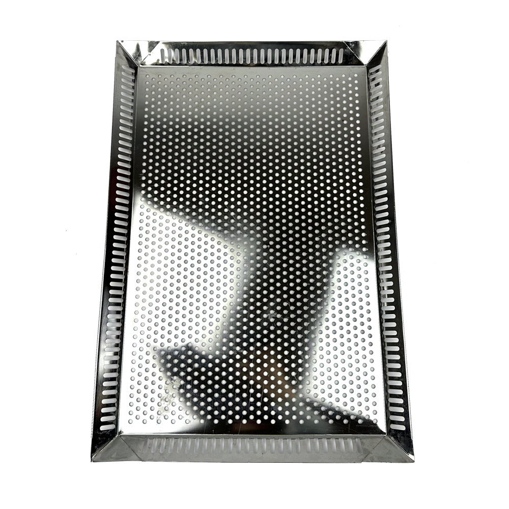 Custom-made stainless Steel 304 Perforated Metal Mesh  Herb Drying Tray Plant Baking Tray