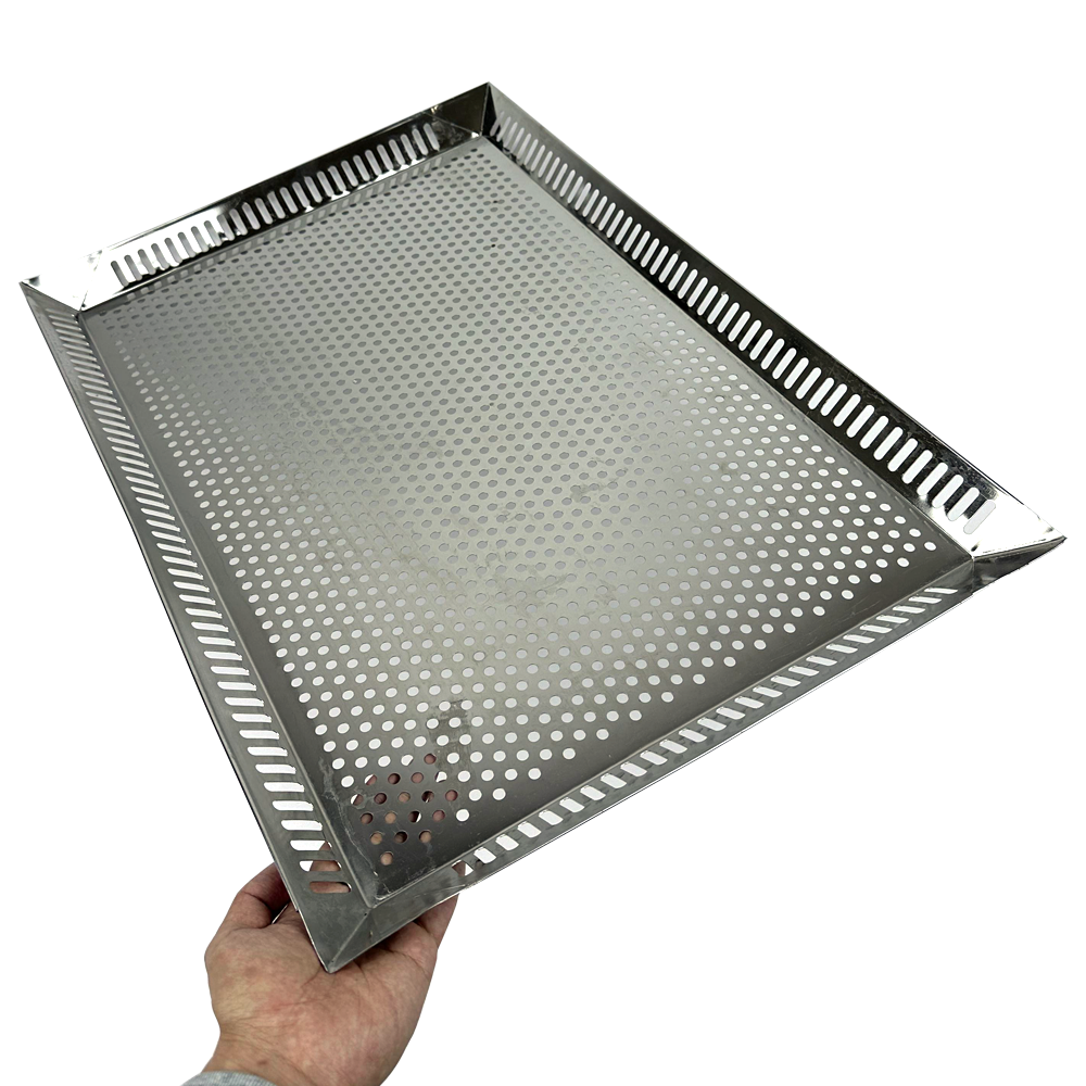 Custom-made stainless Steel 304 Perforated Metal Mesh  Herb Drying Tray Plant Baking Tray