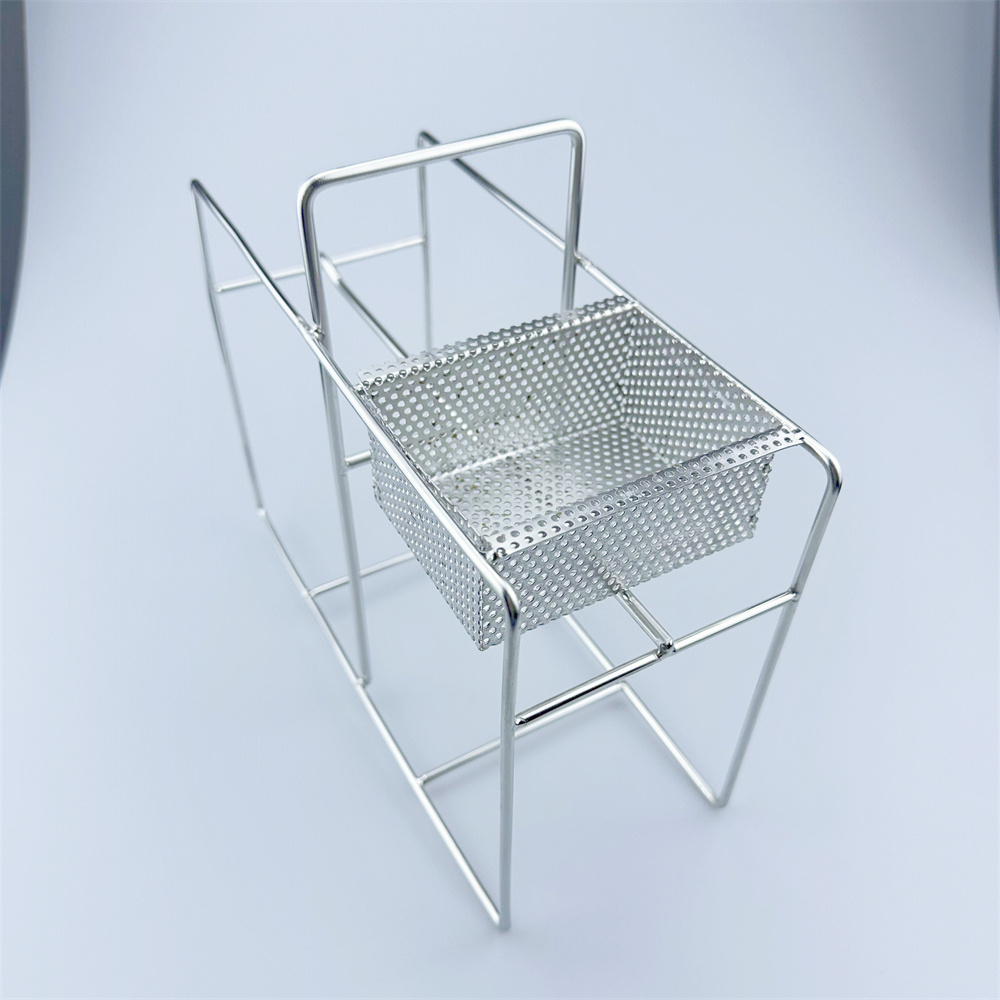 custom-made Metal products professional factory stainless steel wire storage basket welded woven/crimped/perforated mesh basket