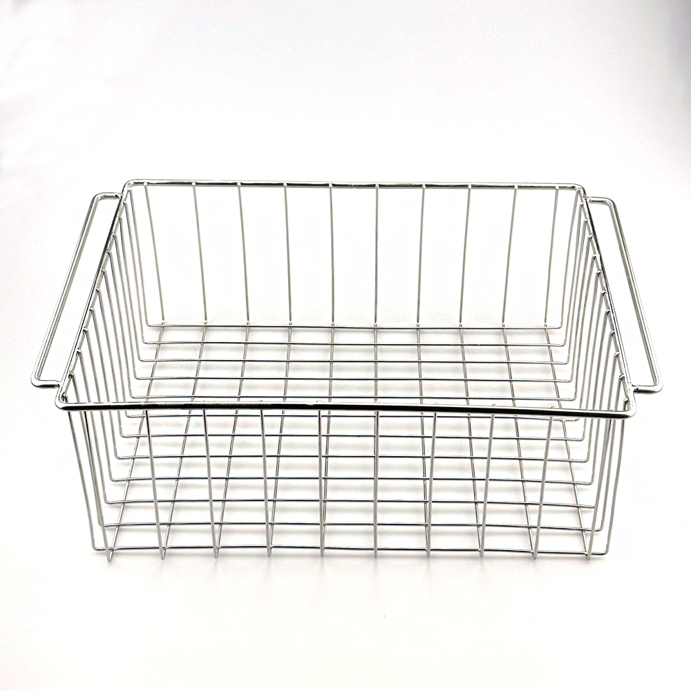 Customized Multifunctional Fruit and Vegetable Drain Basket Stainless Steel Camping Wire Mesh Tray for Table