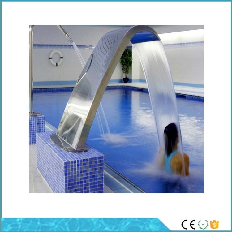 Guangzhou China stainless steel Spa Massage Equipment Swimming Pool Outdoor/Indoor Fountain and Waterfall