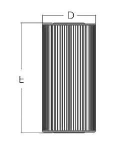 EMAUX swimming pool CF series cartridge filter