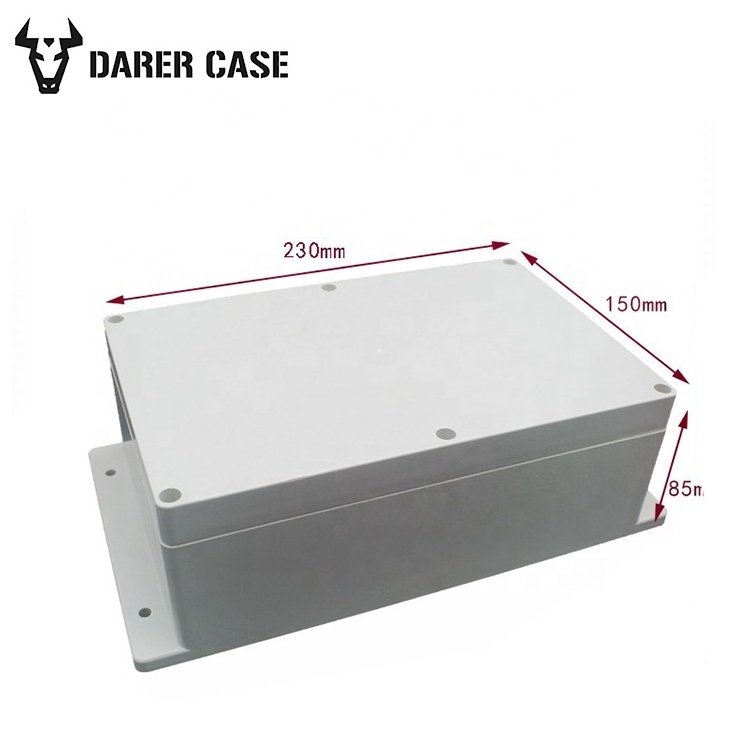 .DE196 230*150*85mm plastic project box electronic enclosure