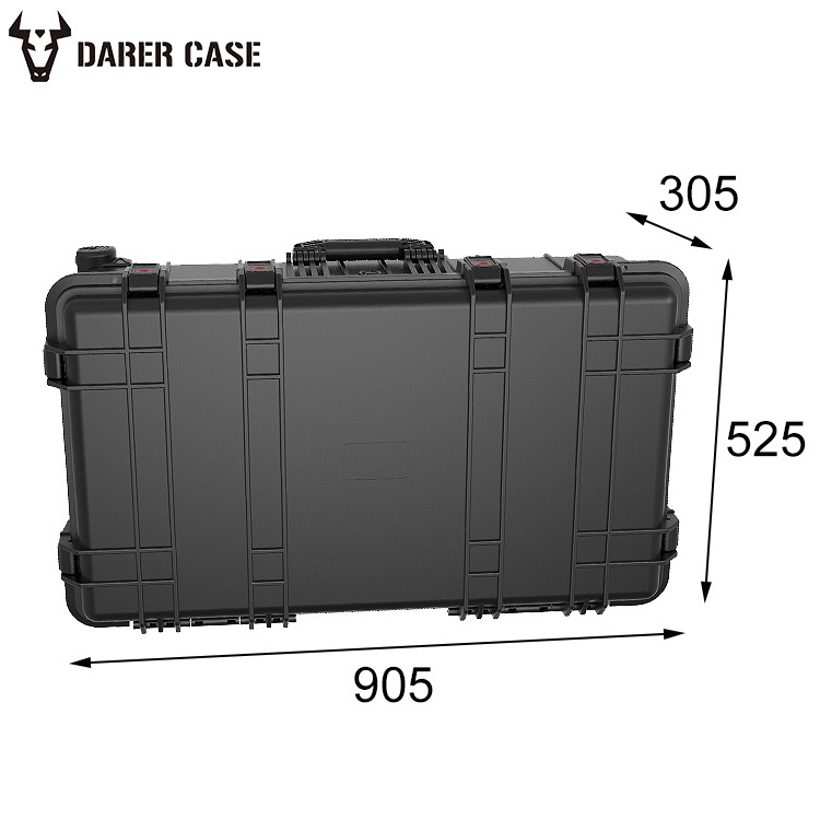 DPC138-3 ip67 hard carry case large shell case with lock