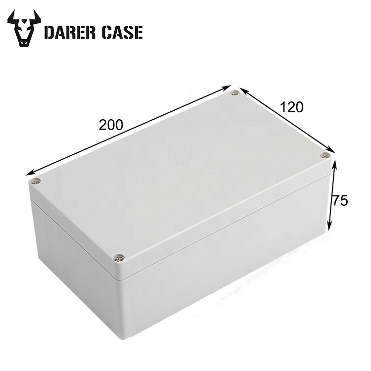 DE145 200*120*75mm IP66 cheap plastic outdoor pole mount enclosure