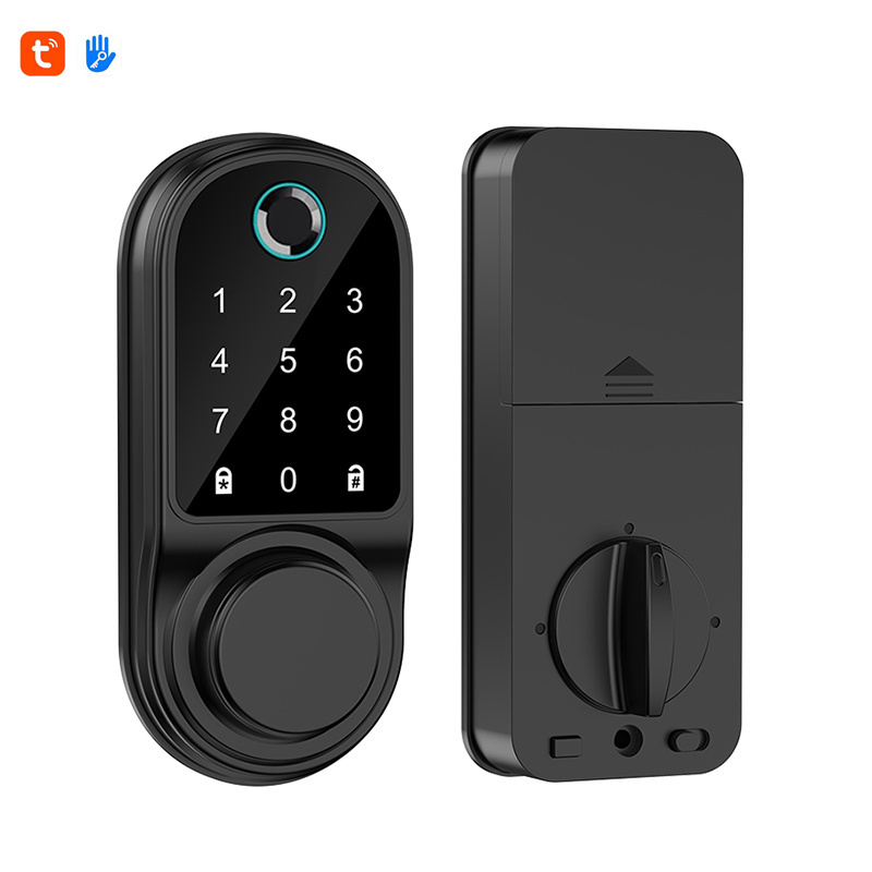 Electronic Keypad Digital Password Intelligent Door Lock WIFI TUYA Fingerprint Smart Lock Deadbolt