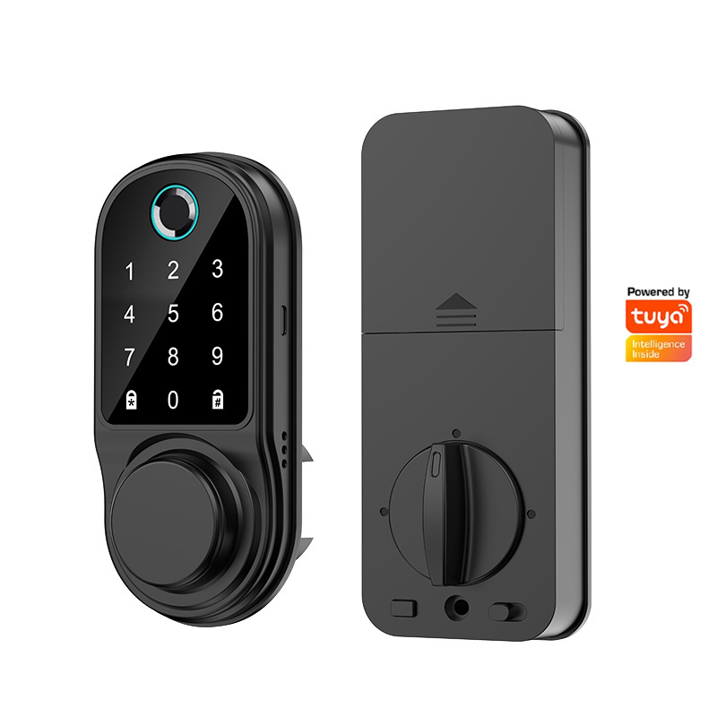 Hot sale simplicity Tuya APP Smart outdoor lock Smart Bolt lock Electronic door lock smart waterProof  IP54 Pad