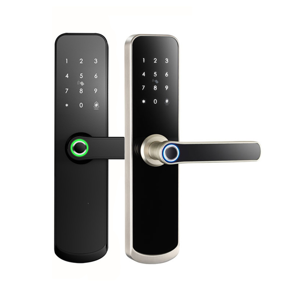 Thumbprint new generation multifunction lock smart safe smart lock with key open protocol smart door lock