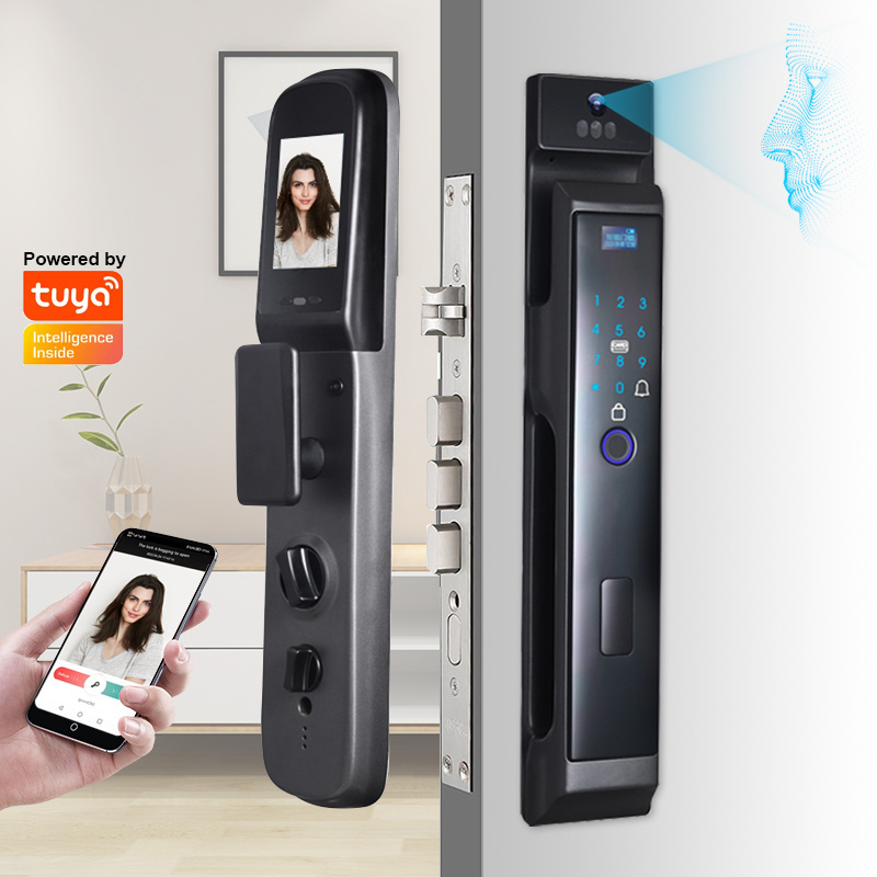 Remote phone control smart lock outside apartment smart door lock smart door lock with TUYA app