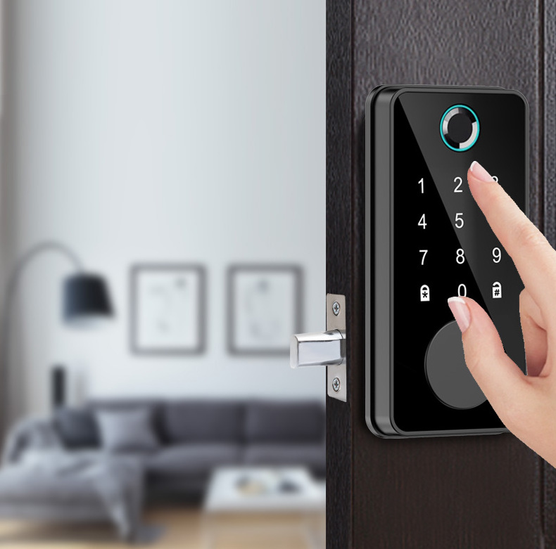 hot selling American indoor fingerprint smart door lock hotel apartment digital password smart lock