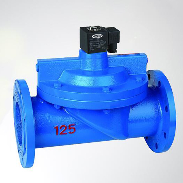 Darhor DN80 DN100 Cast Iron stainless steel 4 inch 6 inch water flange solenoid valve