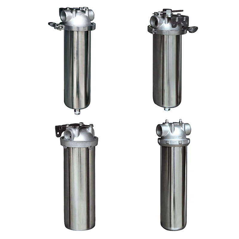 10 inch 20 30 water filter housing pre-filtration ss304 316 stainless steel single cartridge filter housing