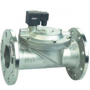 Darhor DN80 DN100 Cast Iron stainless steel 4 inch 6 inch water flange solenoid valve