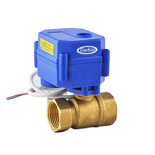 24VDC Electric Flow Control Motorized 1 inch Ball Valve Low Price DN15