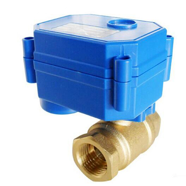 Darhor 2 way 3 way 1 inch motorized electric brass stainless mini electric ball valve 24v 220v