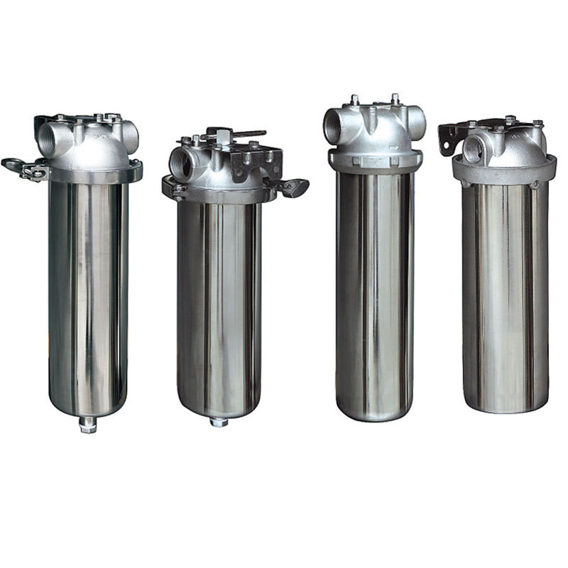 10 inch 20 30 water filter housing pre-filtration ss304 316 stainless steel single cartridge filter housing