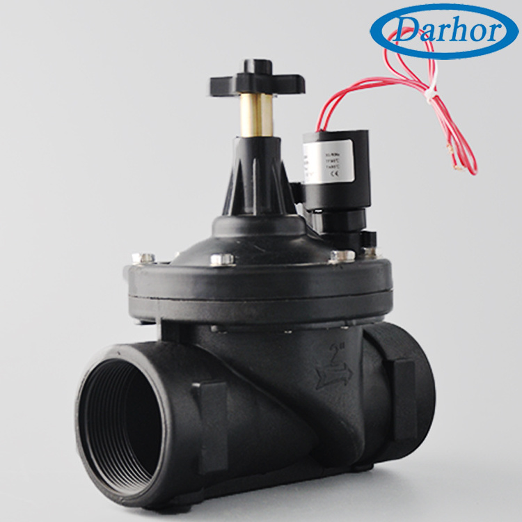 Darhor 3 inch 4 inch water plastic irrigation solenoid valve watering 12V 24V 220V 9V