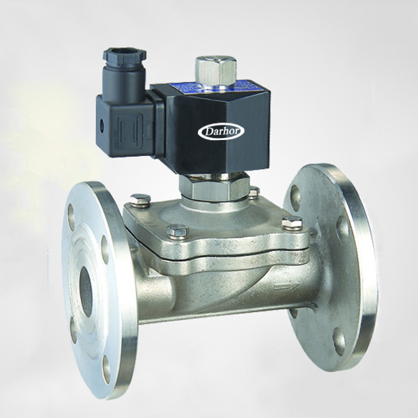 Darhor DN80 DN100 Cast Iron stainless steel 4 inch 6 inch water flange solenoid valve