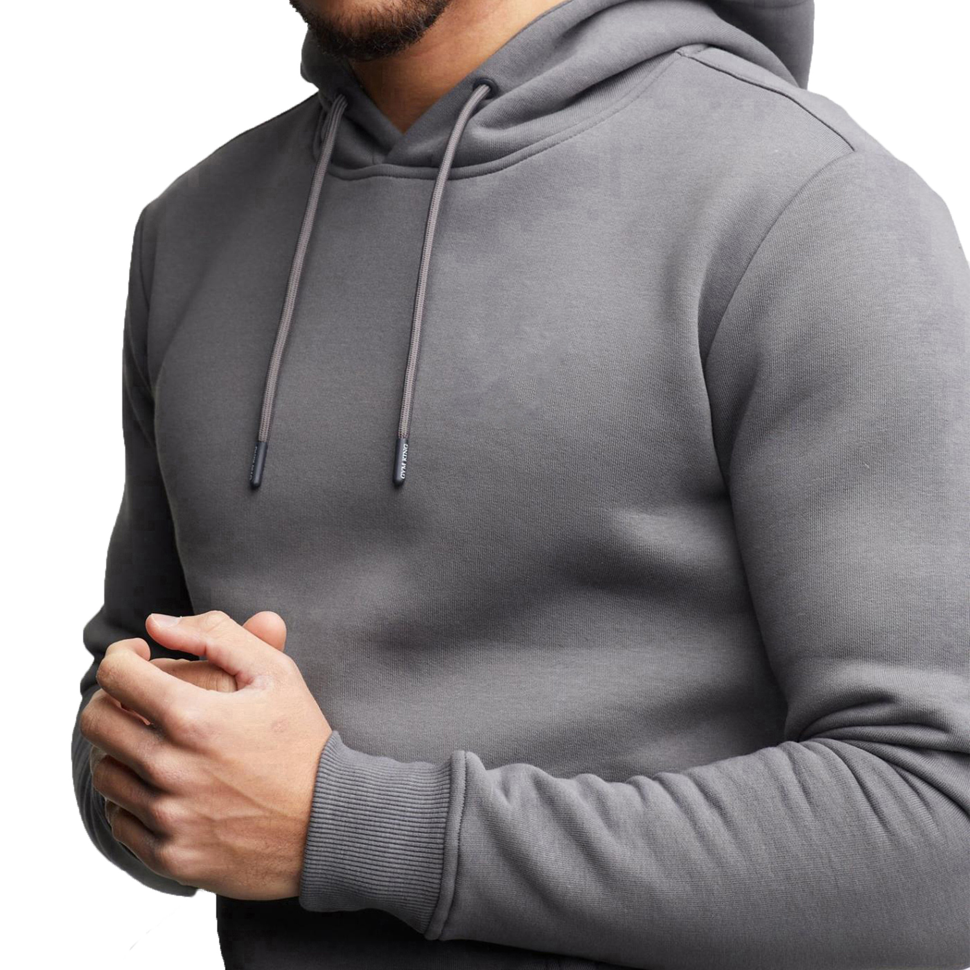 Custom Plain Unisex Private Label Sweat Suits Heavy Weight Hoodie And Stacked Sweat Pants Set Plus Size Jogger Tracksuit For Men