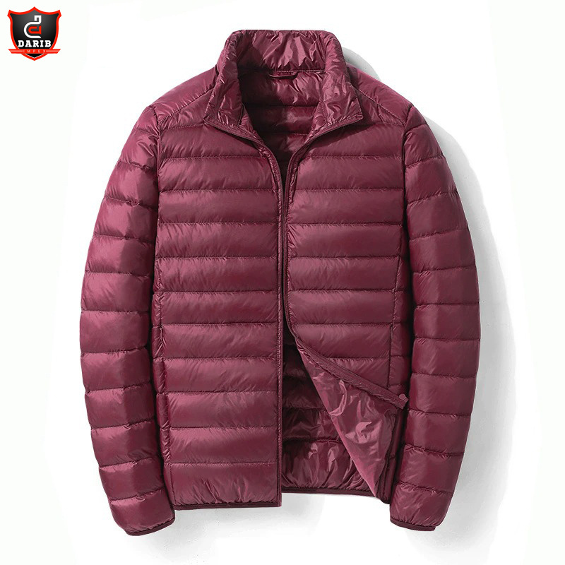 2021 wholesale cold weather winter red bubble puffer coat men crane down jackets Puffer jackets for mens