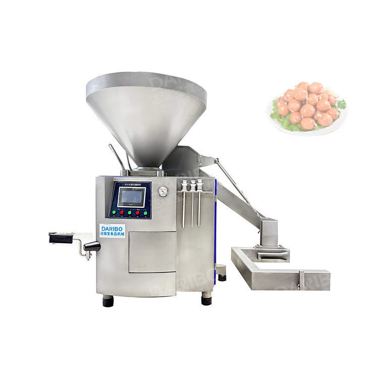 DRB-ZG6600 Electric High Capacity Vacuum Filler Sausage Stuffer Linker Sausage Tying Machine Meat Quantitative Filling Machine