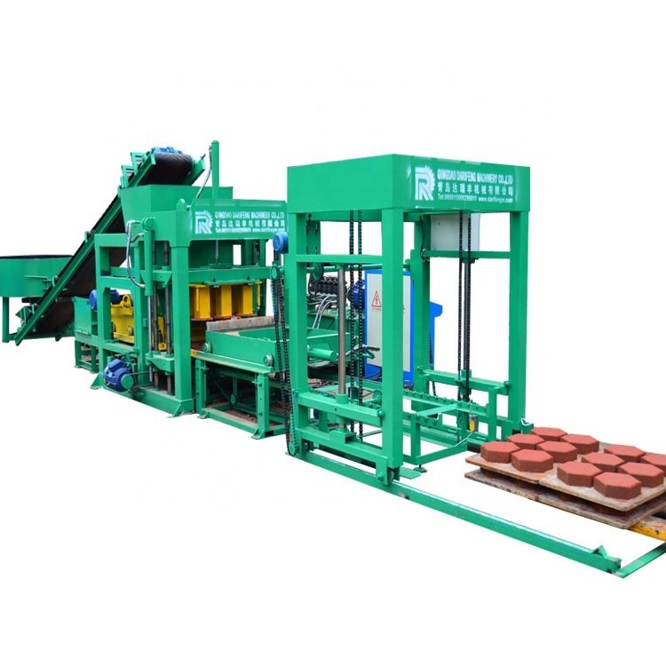 Factory price electric 4-15 solid interlocking paving bloquera automatic highdrolic brick making machine pakistan