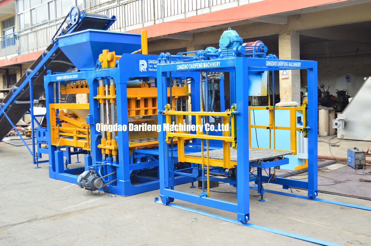 QT5-15 Hydraulic brick shaping pres makina pro 100 d concrete block making machine concrete blocks bricks machine maker