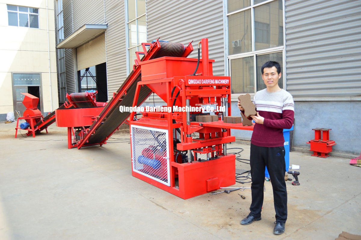 DF2-10 maquina para hacer ladrillos ecologicos 2-10 compressed soil brick price interlocking brick machine