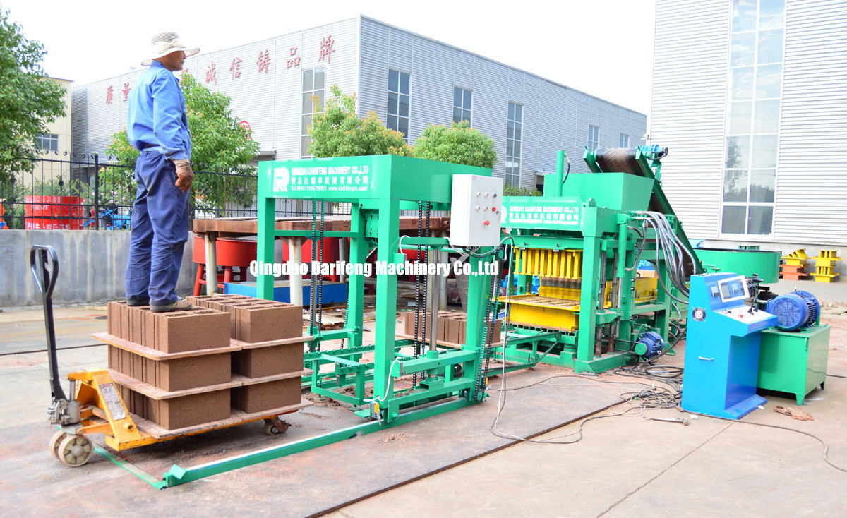 QT4-18 Automatic Hydraulic Interlocking Concrete Cement Fly Ash Brick Block Molding Machines Price/Hollow Block Making Machine