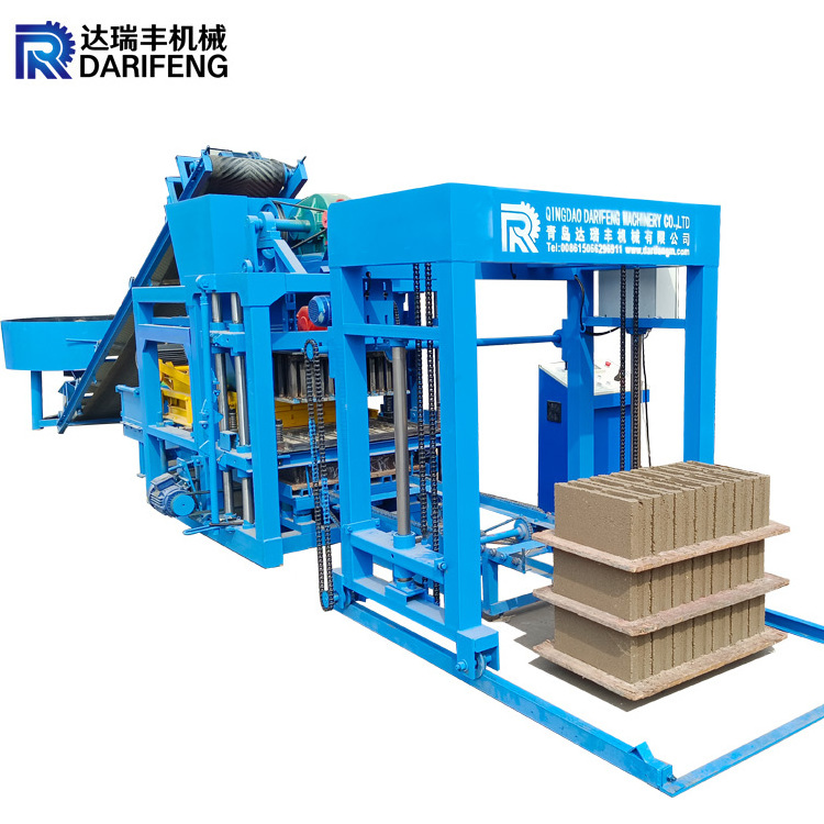 QT4-25C ecological concrete brick making machine / cement block molds for sale in Thailand