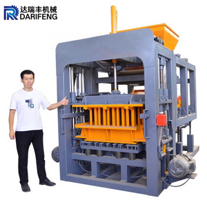 China concrete kerb supplier fully automatic 6 inches concrete block maker advanced brick making machine