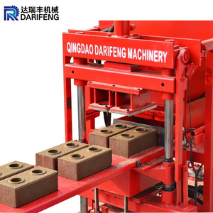 DF2-10 Automatic Hydraulic Free Fired Clay Interlocking Brick Making Machine Price Manufacturer Soil Brick Press Machine