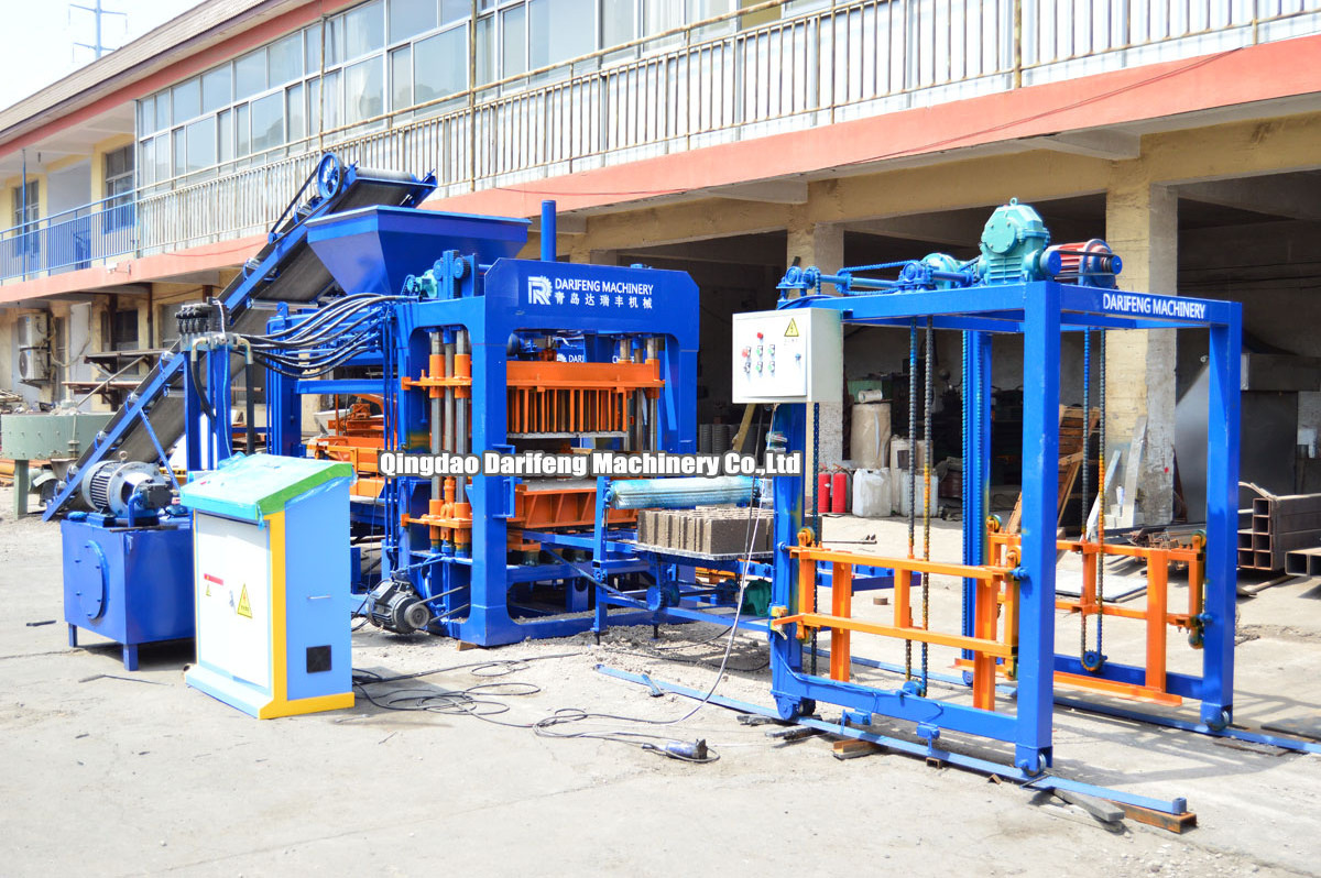 Darifeng QT6-15 industrial concrete block machine automatic hollow block making machine