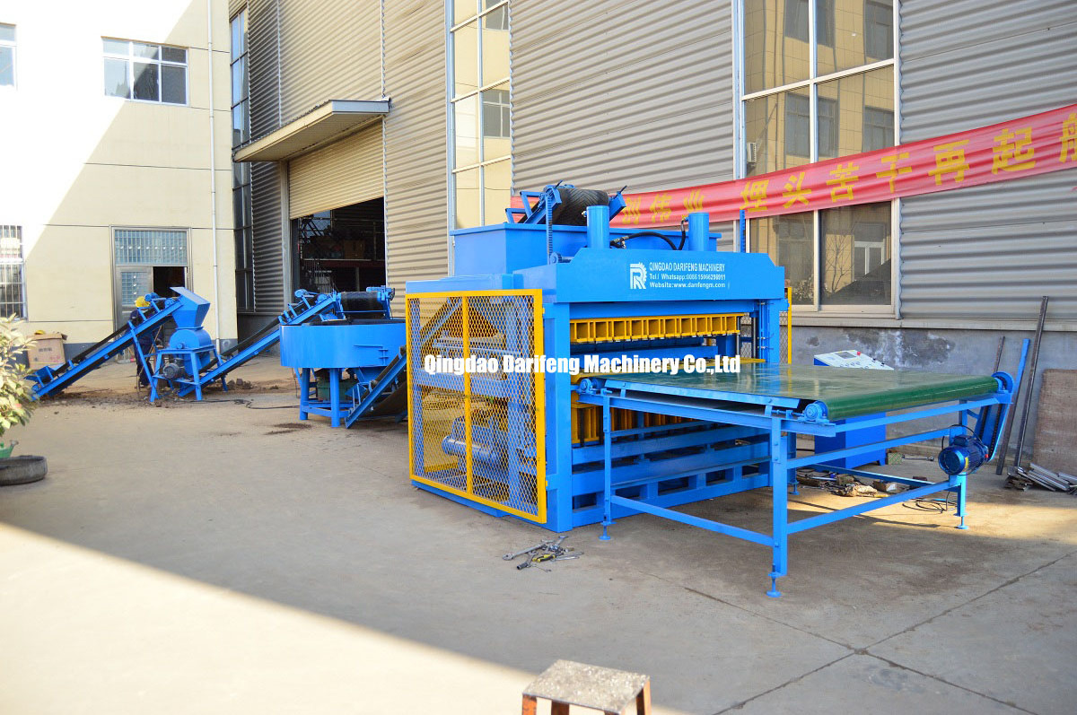 DF10-10 Largest Automatic Interlocking clay bricks making machine hydraulic mud soil brick making machine for sale