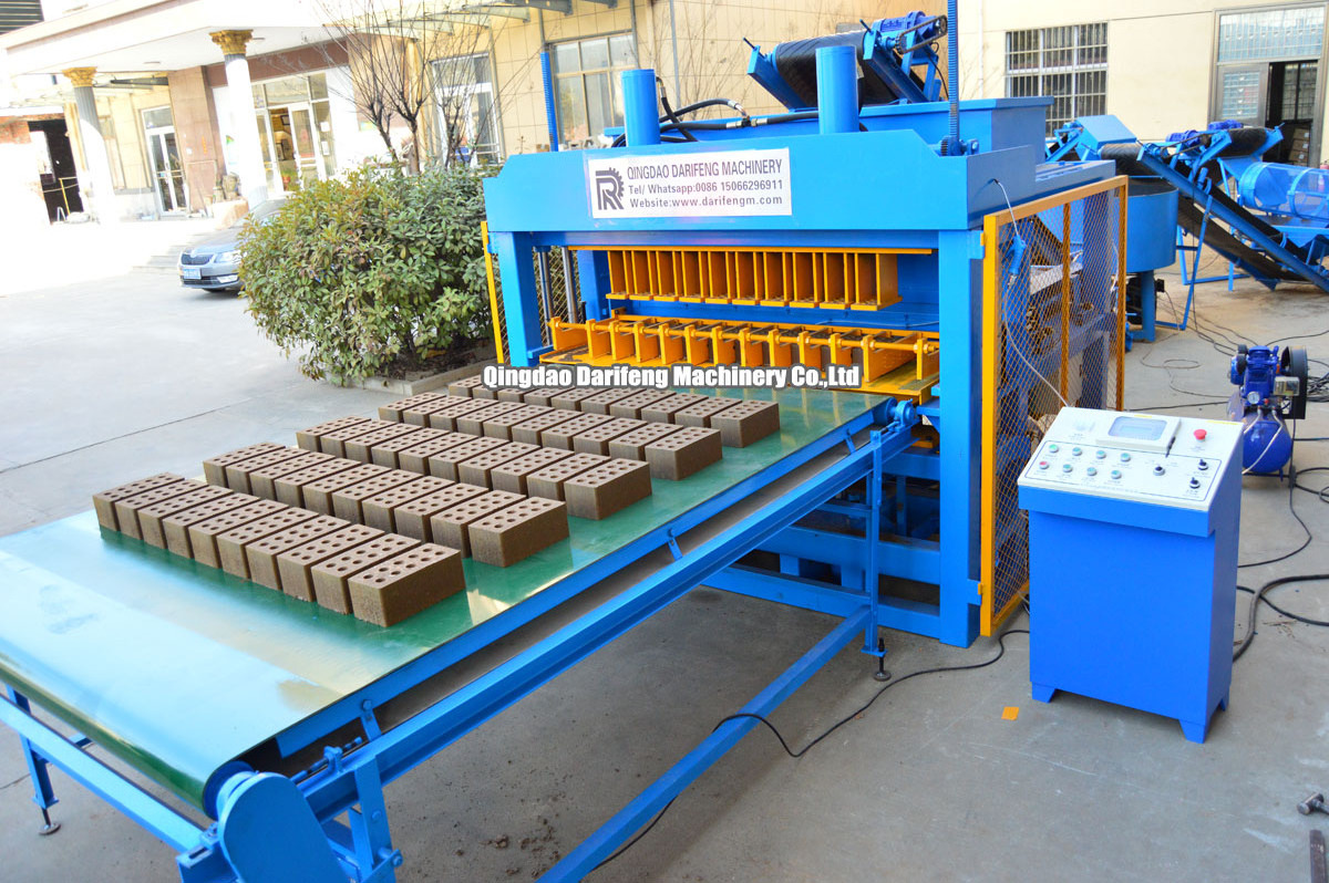 10 holes clay red soil hollow brick making machine for burn interlocking clay brick machine for kiln