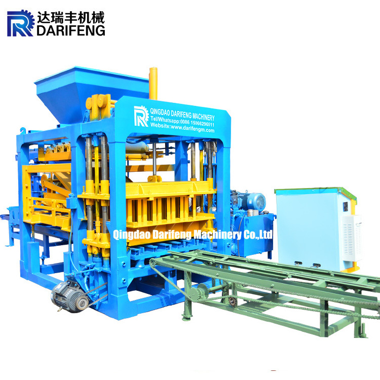 QT5-15 Hydraulic brick shaping pres makina pro 100 d concrete block making machine concrete blocks bricks machine maker