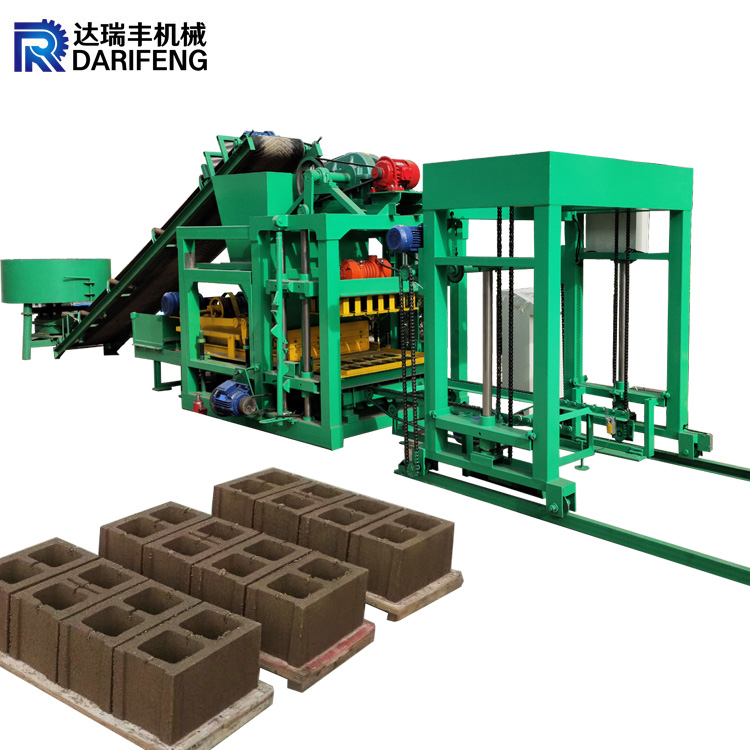 QT4-25C ecological concrete brick making machine / cement block molds for sale in Thailand