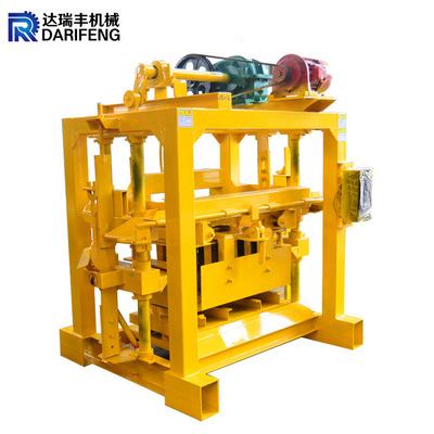 QTJ4-35 Ecological Profitable Siporex Brick Price Small Cheap manual concrete block moulding machine Maquina Bloquera Ponedora