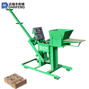 DF2-40 manual bricks making machine lowest price clay brick making machine