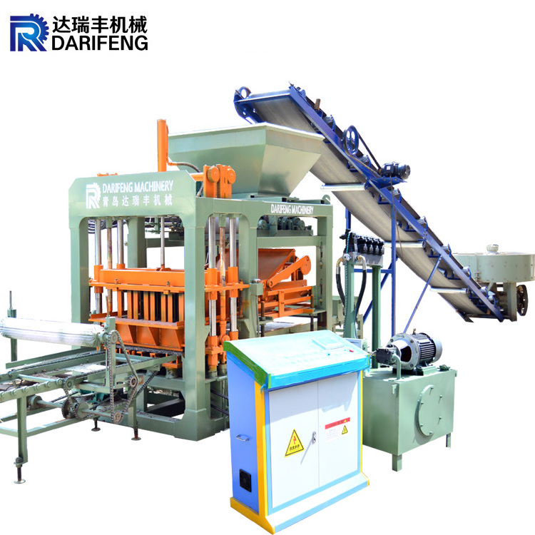 Darifeng full automatic foam concrete block Making machine prices QT4-15 styrofoam brick machine house building