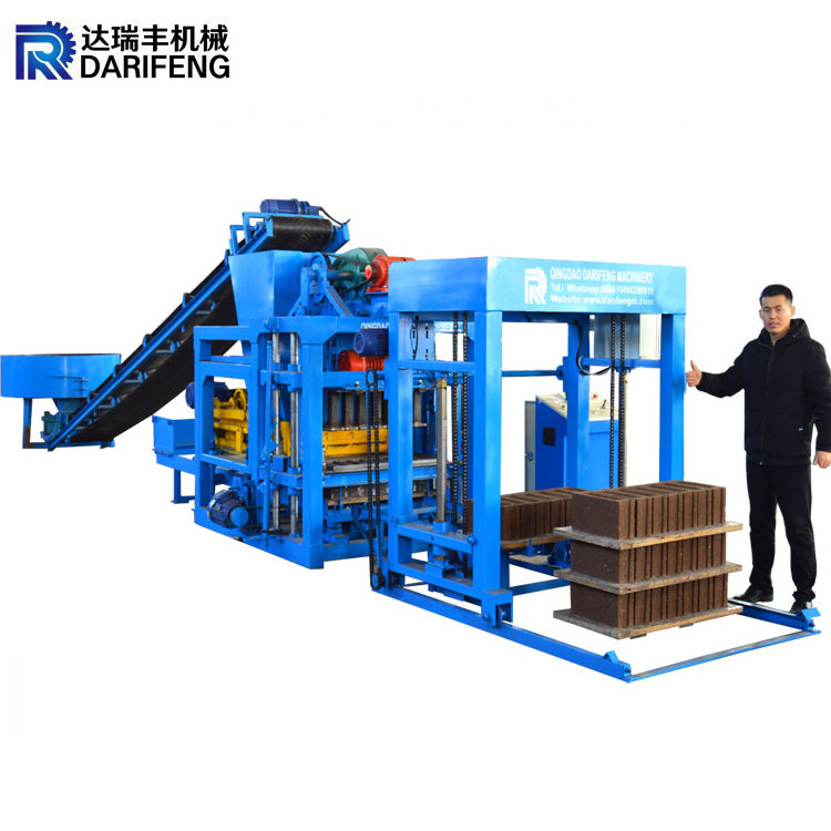 QT4-25C ecological concrete brick making machine / cement block molds for sale in Thailand