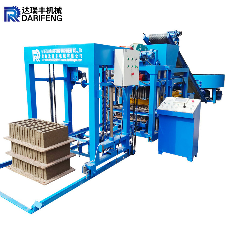 QT4-25C ecological concrete brick making machine / cement block molds for sale in Thailand