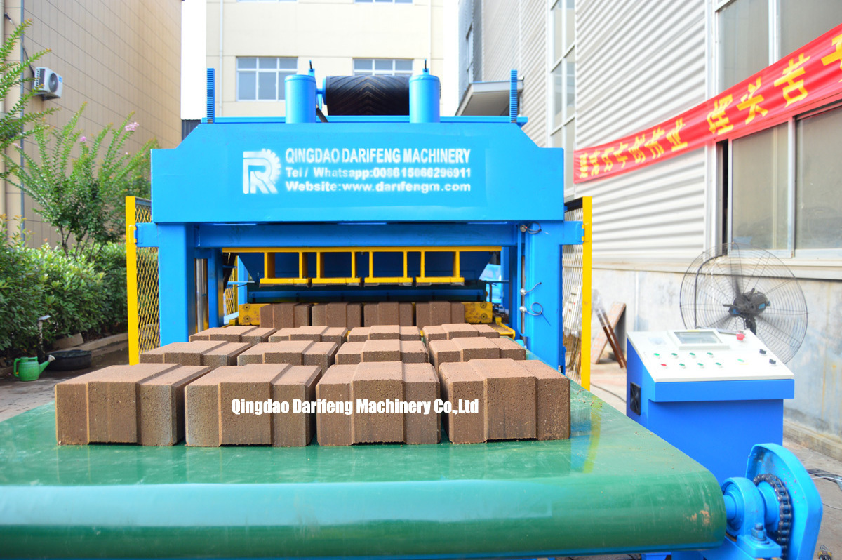 DF7-10 Clay soil brick making machine manufacturers used for hydraulic brick press